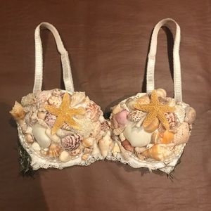Mermaid Costume Shell Bra